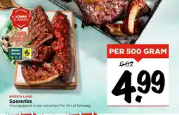 Vomar Voordeelmarkt Spareribs aanbieding