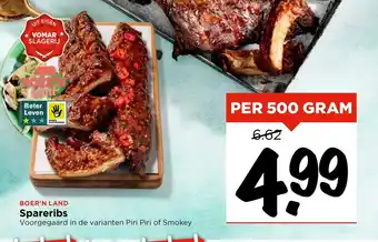 Vomar Voordeelmarkt Spareribs aanbieding