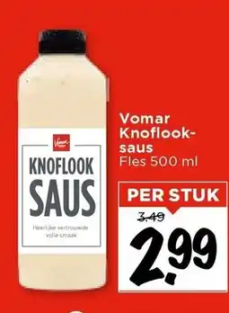 Vomar Voordeelmarkt Vomar Knoflook saus aanbieding