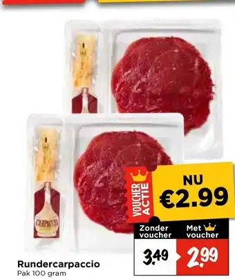 Vomar Voordeelmarkt Rundercarpaccio aanbieding