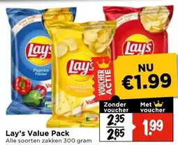 Vomar Voordeelmarkt Lay's Value Pack aanbieding