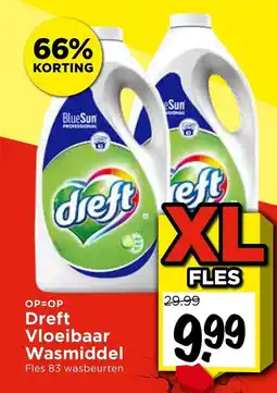 Vomar Voordeelmarkt Dreft Vloeibaar Wasmiddel aanbieding