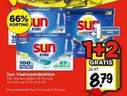 Vomar Voordeelmarkt Sun Vaatwastabletten aanbieding