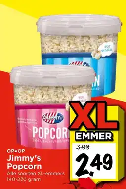 Vomar Voordeelmarkt Jimmy's Popcorn aanbieding