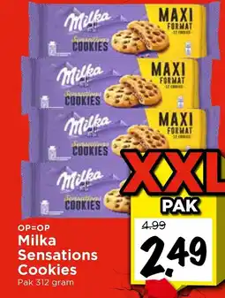 Vomar Voordeelmarkt Milka Sensations Cookies aanbieding