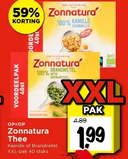 Vomar Voordeelmarkt Zonnatura Zonnatura Thee aanbieding