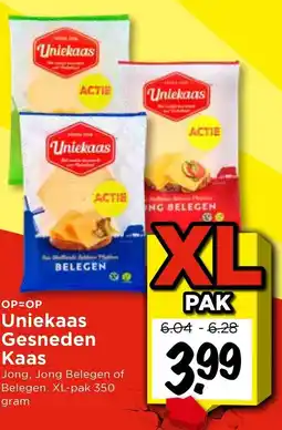 Vomar Voordeelmarkt Uniekaas Gesneden Kaas aanbieding