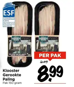 Vomar Voordeelmarkt Klooster Gerookte Paling aanbieding