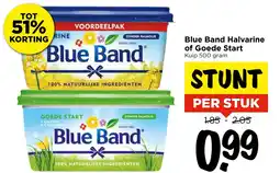 Vomar Voordeelmarkt Blue Band Halvarine of Goede Start aanbieding