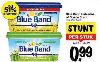 Vomar Voordeelmarkt Blue Band Halvarine of Goede Start aanbieding