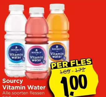Vomar Voordeelmarkt Sourcy Vitamin Water aanbieding