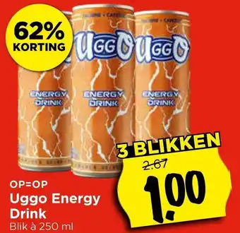 Vomar Voordeelmarkt Uggo Energy Drink aanbieding
