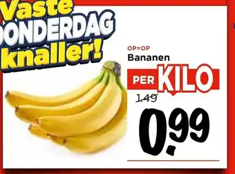 Vomar Voordeelmarkt Bananen aanbieding