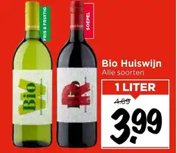 Vomar Voordeelmarkt Bio Huiswijn aanbieding