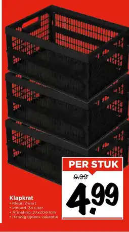 Vomar Voordeelmarkt Klapkrat aanbieding