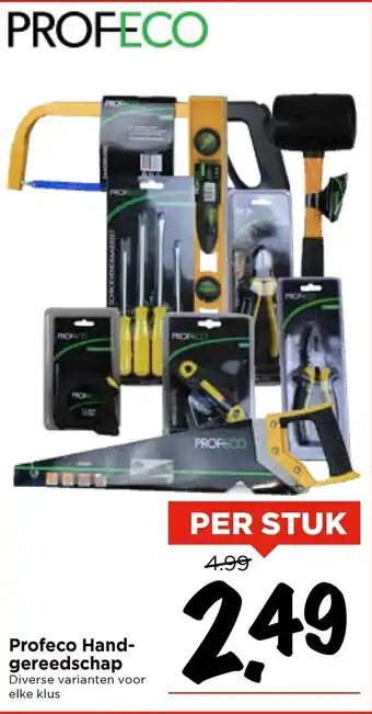 Vomar Voordeelmarkt Profeco Hand gereedschap aanbieding