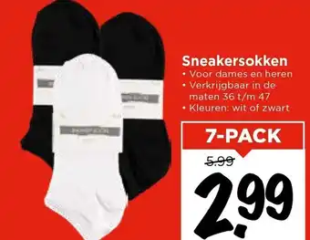 Vomar Voordeelmarkt Sneakersokken aanbieding