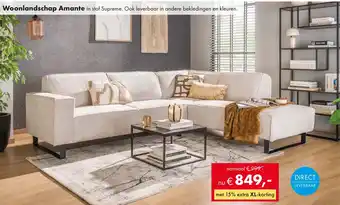 Woonsquare Woonlandschap Amante aanbieding