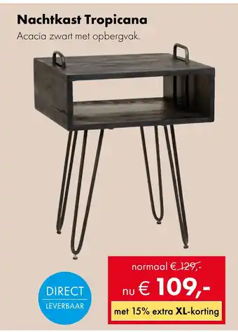 Woonsquare Nachtkast Tropicana aanbieding