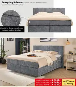 Woonsquare Boxspring Bahama aanbieding
