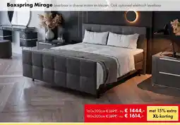 Woonsquare Boxspring Mirage aanbieding