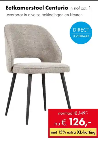 Woonsquare Eetkamerstoel Centurio aanbieding