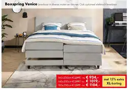 Woonsquare Boxspring Venice aanbieding