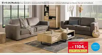 Woonsquare 212+2 zits Modena aanbieding