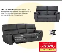 Woonsquare 3+2 zits Nova aanbieding