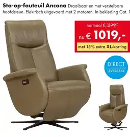 Woonsquare Sta-op-fauteuil Ancona aanbieding