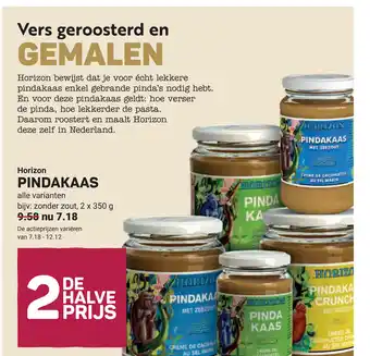 Ekoplaza Horizon pindakaas aanbieding