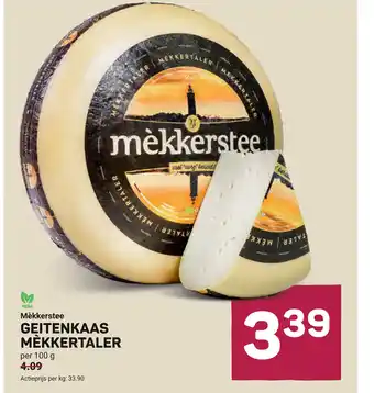 Ekoplaza Mèkkerstee Geitenkaas mèkkertaler aanbieding