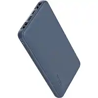 Bol.com Trust Primo Eco - Powerbank - 10.000 mAh - USB A/USB C - Geschikt voor Apple iPhone/ Samsung - Blauw aanbieding
