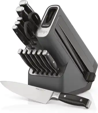 Amazon Ninja Foodi StaySharp Messenblok met Geïntegreerde Slijper Deluxe 14-Delige Set, K32014EUUK aanbieding