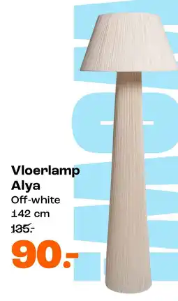 Kwantum Vloerlamp Alya Off-white aanbieding