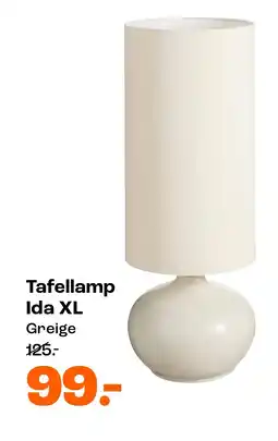 Kwantum Tafellamp Ida XL Greige aanbieding