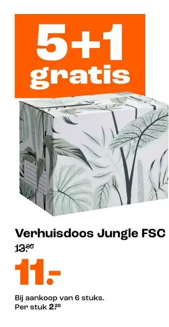 Kwantum Verhuisdoos Jungle FSC aanbieding