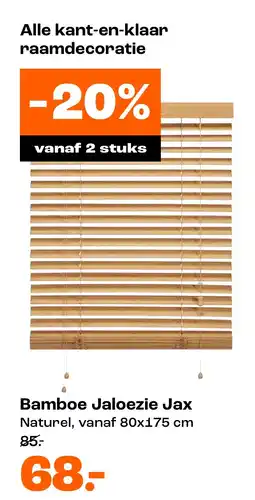 Kwantum Bamboe Jaloezie Jax aanbieding