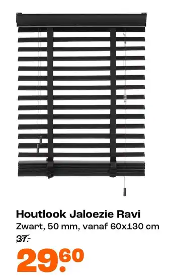 Kwantum Houtlook Jaloezie Ravi aanbieding