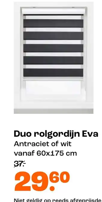 Kwantum Duo rolgordijn Eva aanbieding