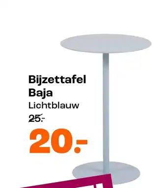 Kwantum Bijzettafel Baja Lichtblauw aanbieding
