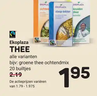 Ekoplaza Ekoplaza THEE aanbieding