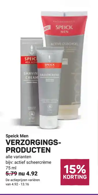 Ekoplaza Speick men Verzorgings producten aanbieding