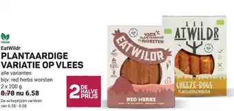 Ekoplaza Plantaardige variatie op vlees aanbieding