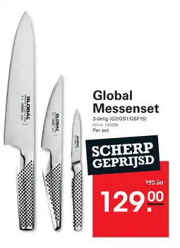 Sligro Global Messenset aanbieding