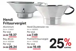 Sligro Hendi Frituurvergiet aanbieding