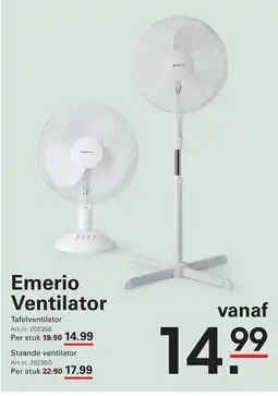 Sligro Emerio Ventilator aanbieding
