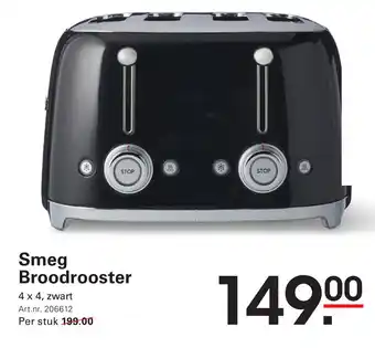 Sligro Smeg Broodrooster aanbieding
