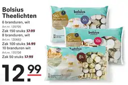 Sligro Bolsius Theelichten aanbieding