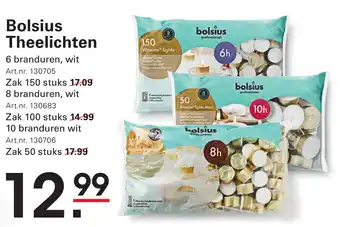 Sligro Bolsius Theelichten aanbieding